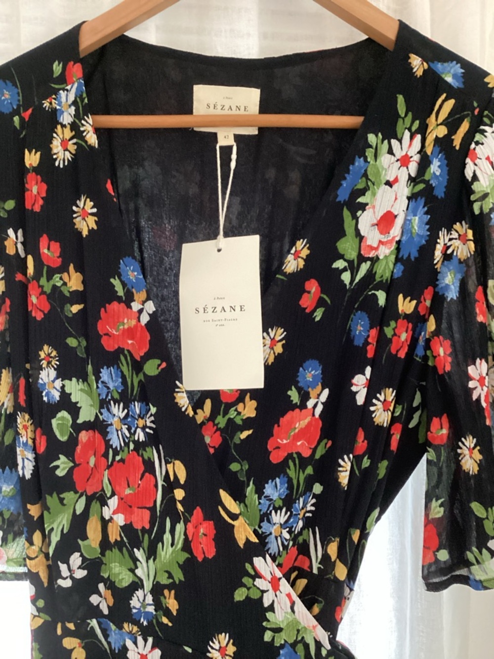 NWT Sezane Robe Courtney - Picture 4 of 6